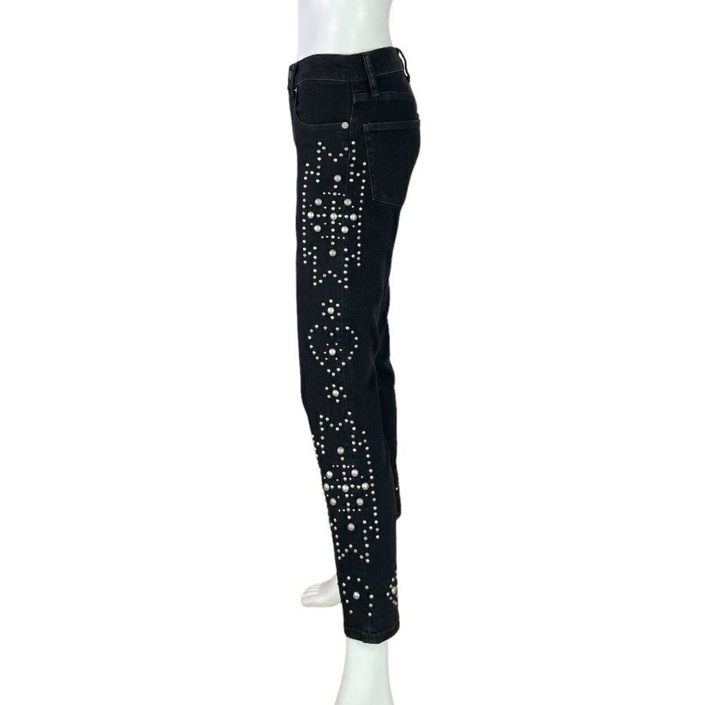 Polo Ralph Lauren The Callen High Rise Slim Black Jeans with Metal Studding 27